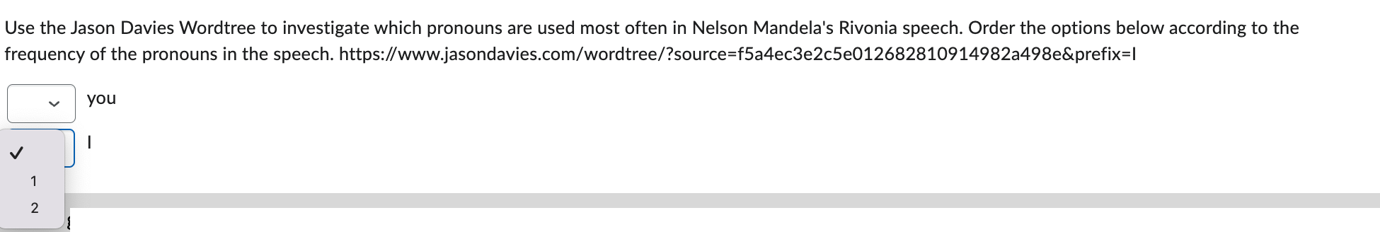 Ordering question